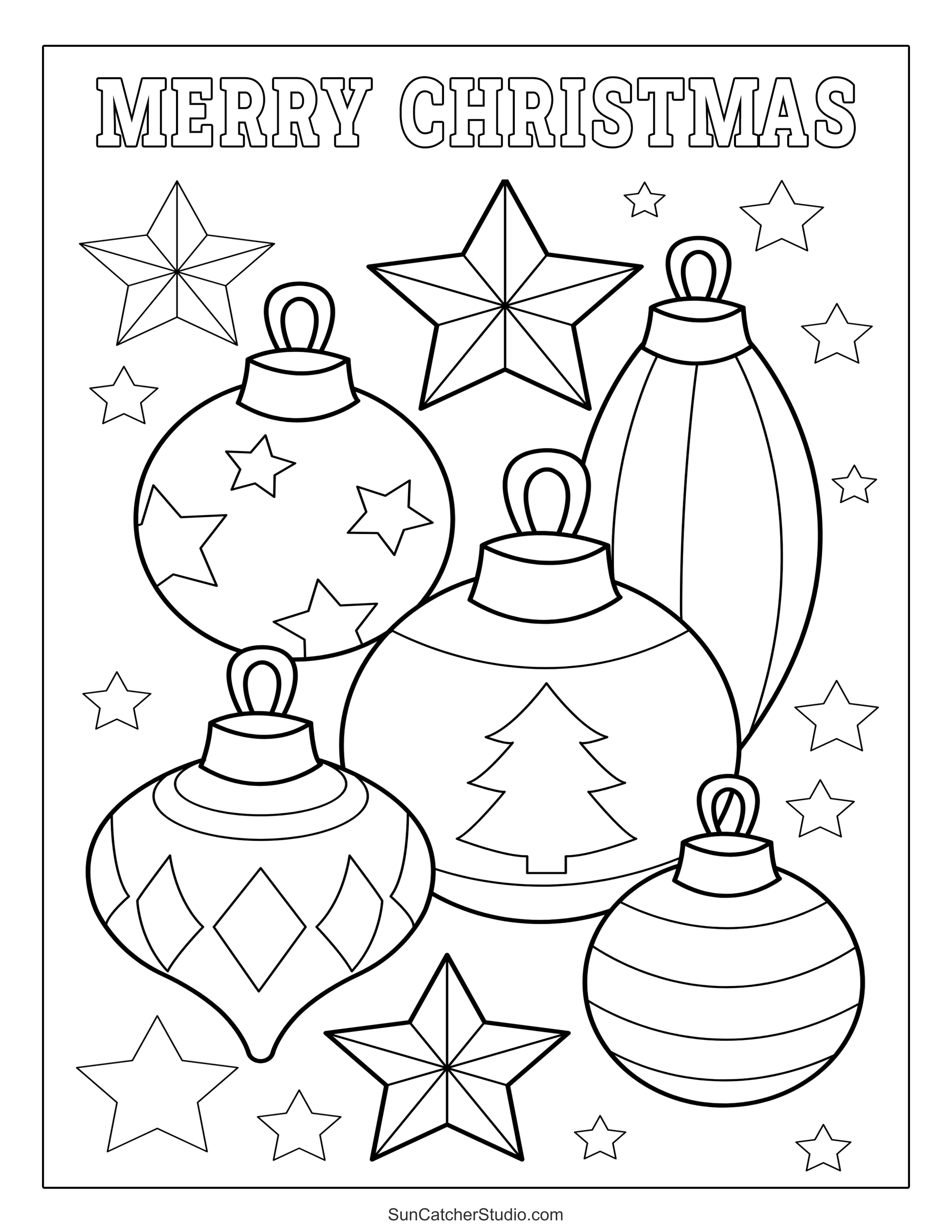 printable christmas coloring pages and coloring sheets – free